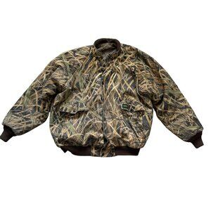 Herters Camouflage Hunting Jacket Waterfowl Style Size M Cotton & Nylon Blend